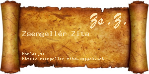 Zsengellér Zita névjegykártya